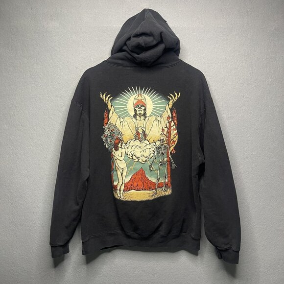 Ghost Papa Zero Papa Nihil Black Pull over hoodie  Mens Large - Picture 6 of 8